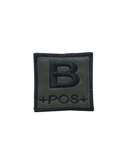 GREEN BLOOD GROUP PATCH '' B POSITIV '' DEFCON 5 [D5-TVGS-POS OD B]