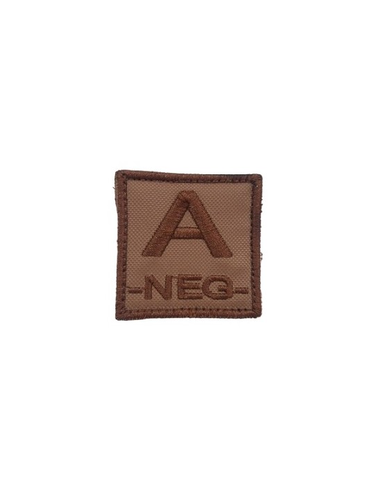 PATCH GRUPPO SANGUIGNO TAN ''A NEGATIVO'' DEFCON 5 [D5-TVGS-NEG T A]