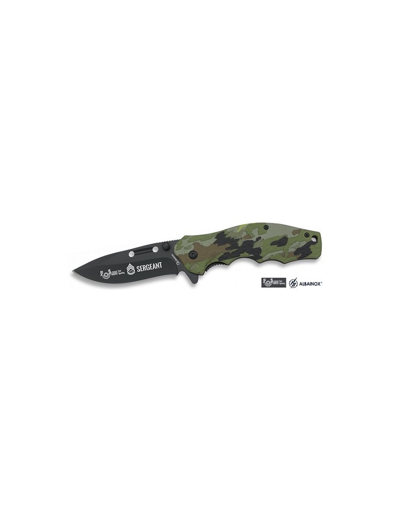 "SERGEANT" FOLDING KNIFE  MARTINEX ALBAINOX CAMO [19845-A]