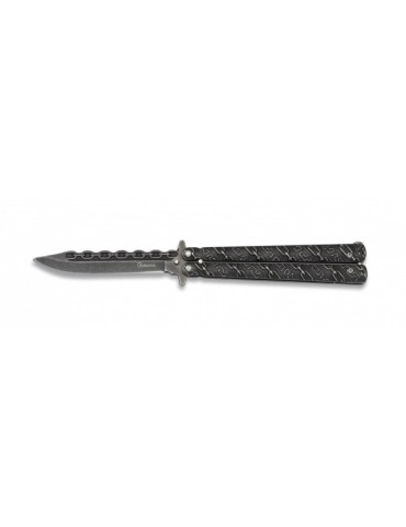 CUCHILLO MARIPOSA ALBAINOX "STONE FINISHING" HOJA 9,5 CM [02183]