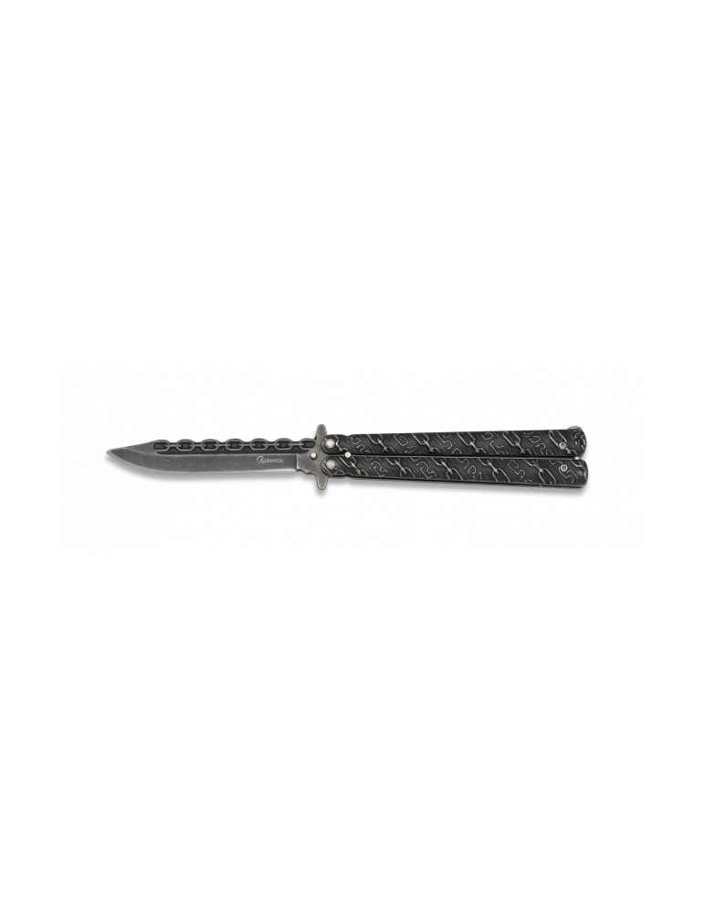 CUCHILLO MARIPOSA ALBAINOX "STONE FINISHING" HOJA 9,5 CM [02183]