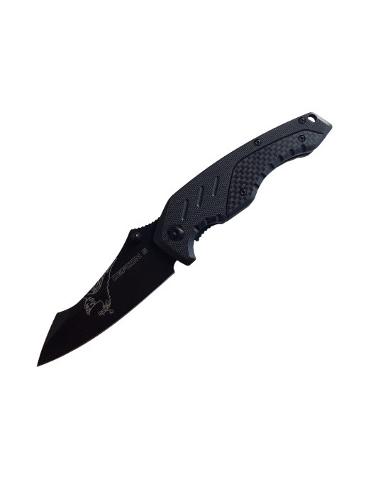 COUTEAU PLIANT TACTIQUE DEFCON 5 NOIR KILO [D5-K011]