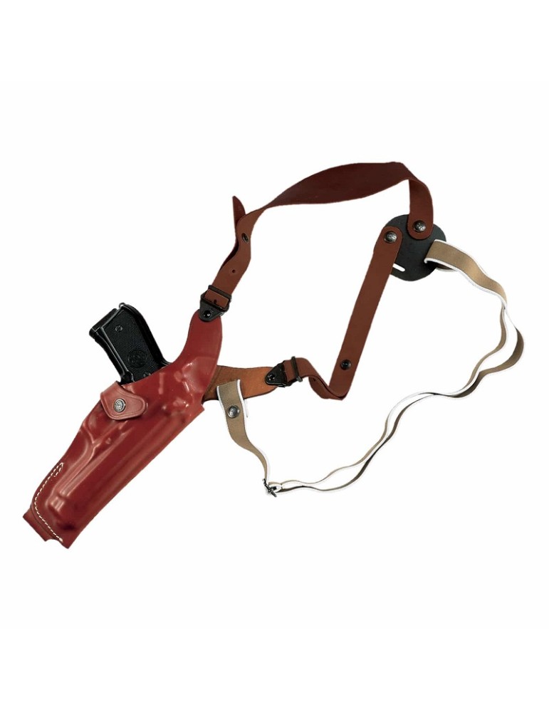 VEGA HOLSTER FONDINA ASCELLARE VERTICALE PER L/AUTO COMPACT MARRONE [AA115M]