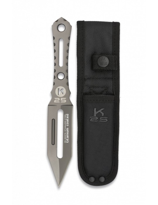 copy of K25 TACTICAL KNIFE WITH 7,5 CM FIXED BLADE AND NECKLACE KYDEX SHEATH [32371]