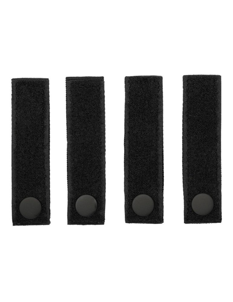 101 INC SET DI 4 CINGHIE CON VELCRO MONTABILI SUI SISTEMI MOLLE NERO [359976N]