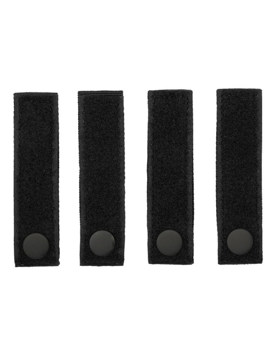 101 INC SET DI 4 CINGHIE CON VELCRO MONTABILI SUI SISTEMI MOLLE NERO [359976N]