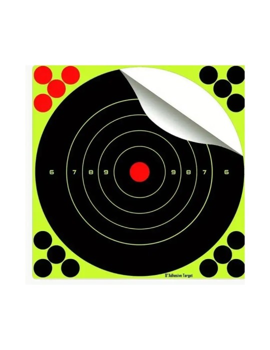 GAMO BERSAGLIO ADESIVO REATTIVO 20X20 CM, 25 PEZZI [6212630]
