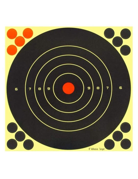 GAMO BERSAGLIO ADESIVO REATTIVO 20X20 CM, 25 PEZZI [6212630]