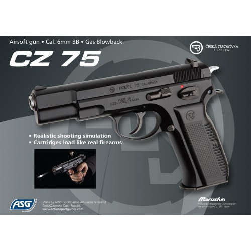 CZ 75 RSS MARUSHIN GREEN GAS SCARRELLANTE  [16924]