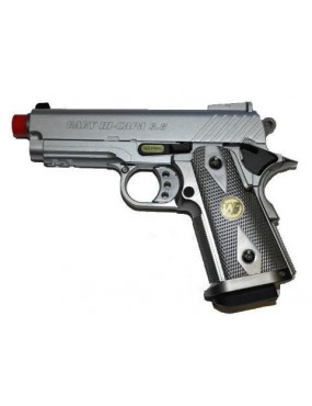 C45LB HI-CAPA 3.8 BEBÉ TACTICAL GAS BLOWBACK FULL METAL PLATA [GGB 310TS]