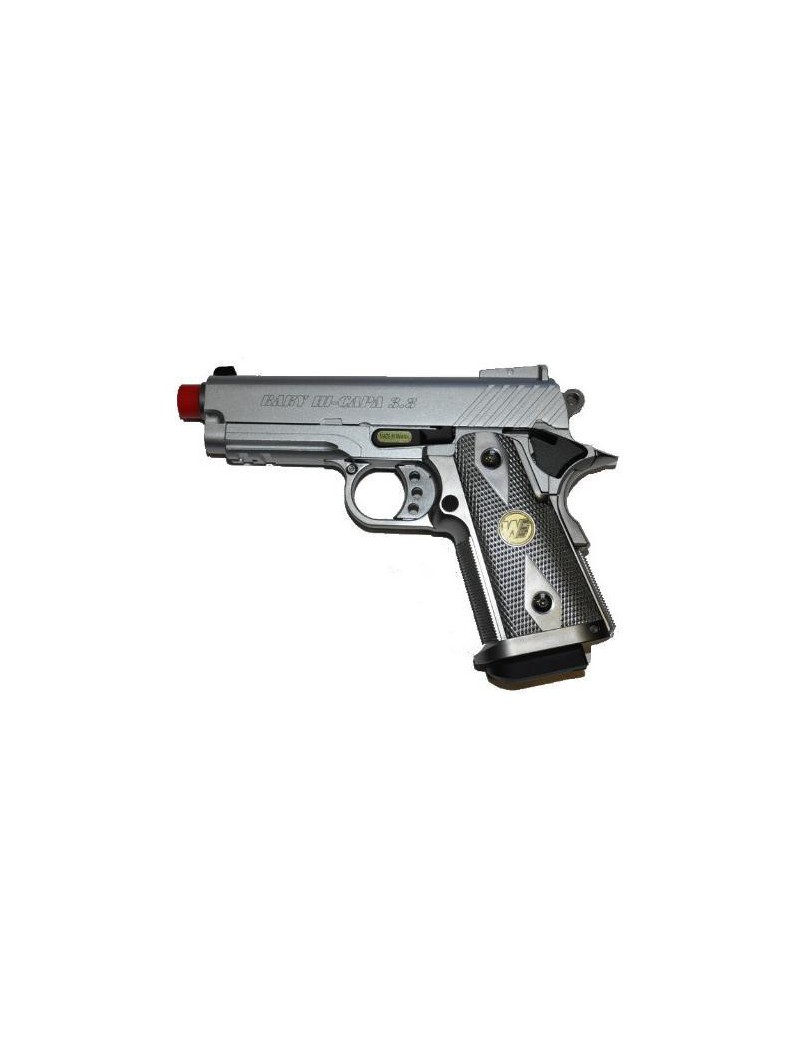 C45LB HI-CAPA 3.8 BABY TAKTISCHES GAS BLOWBACK VOLLMETALLSILBER  [GGB 310TS]