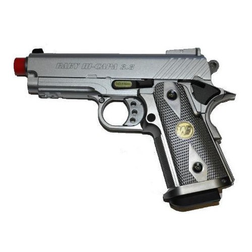 C45LB HI-CAPA 3.8 BABY TAKTISCHES GAS BLOWBACK VOLLMETALLSILBER  [GGB 310TS]