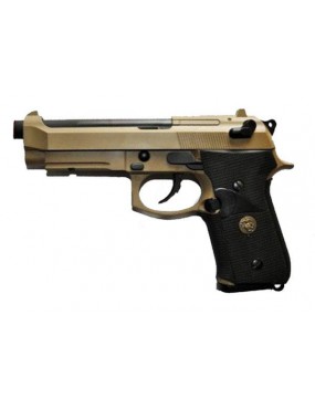 PISTOLET M9A1 MARINE TAN A GAS BLOWBACK PLEIN MÉTAL [W048T]