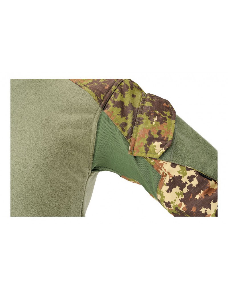 COMBAT SHIRT INVERNALE IN PILE VEGETATO DEFCON5 TG. L   [D5-1604 VI L]