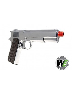 M1911 CHROME GAS BLOWBACK PLEIN MÉTAL [W049S]