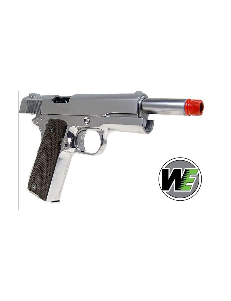 M1911 CHROME GAS SCARRELLANTE FULL METAL  [W049S]