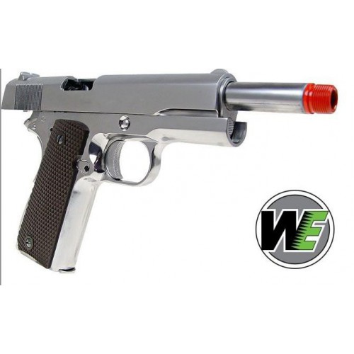 M1911 CHROME GAS SCARRELLANTE FULL METAL  [W049S]
