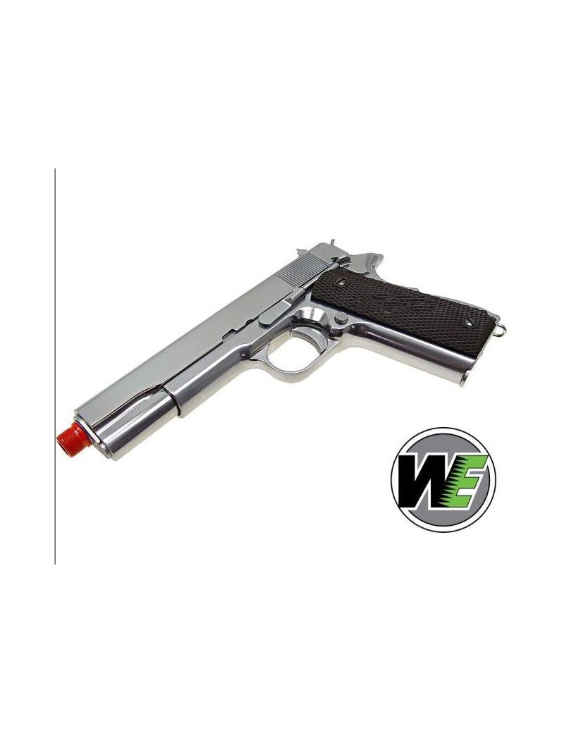 M1911 CHROME GAS SCARRELLANTE FULL METAL  [W049S]