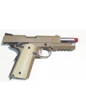 C45 TAN 3.8 TACTICAL GAS SCARRELLANTE FULL METAL  [W053T] 2