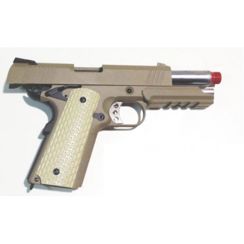 C45 TAN 3.8 RETROCESO DE GAS TÁCTICO FULL METAL [W053T]