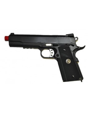 M1911 MEU BLACK GAS BLOWBACK FULL METAL [W055B]