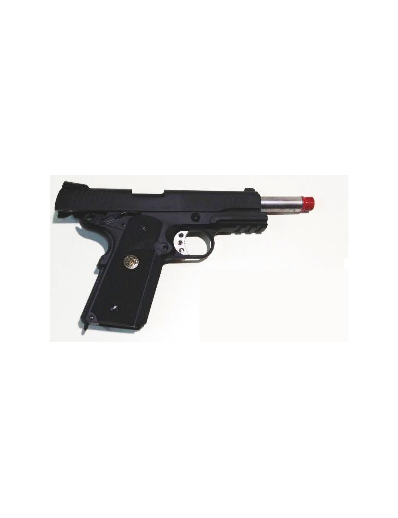 M1911 M.E.U. BLACK GAS SCARRELLANTE FULL METAL [W055B]