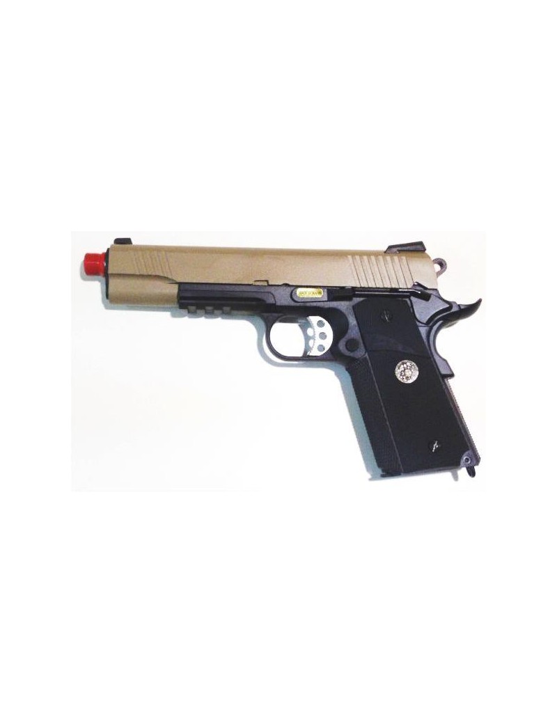 M1911 MEU TAN / NERA GAS BLOWBACK FULL METAL [W055BT]