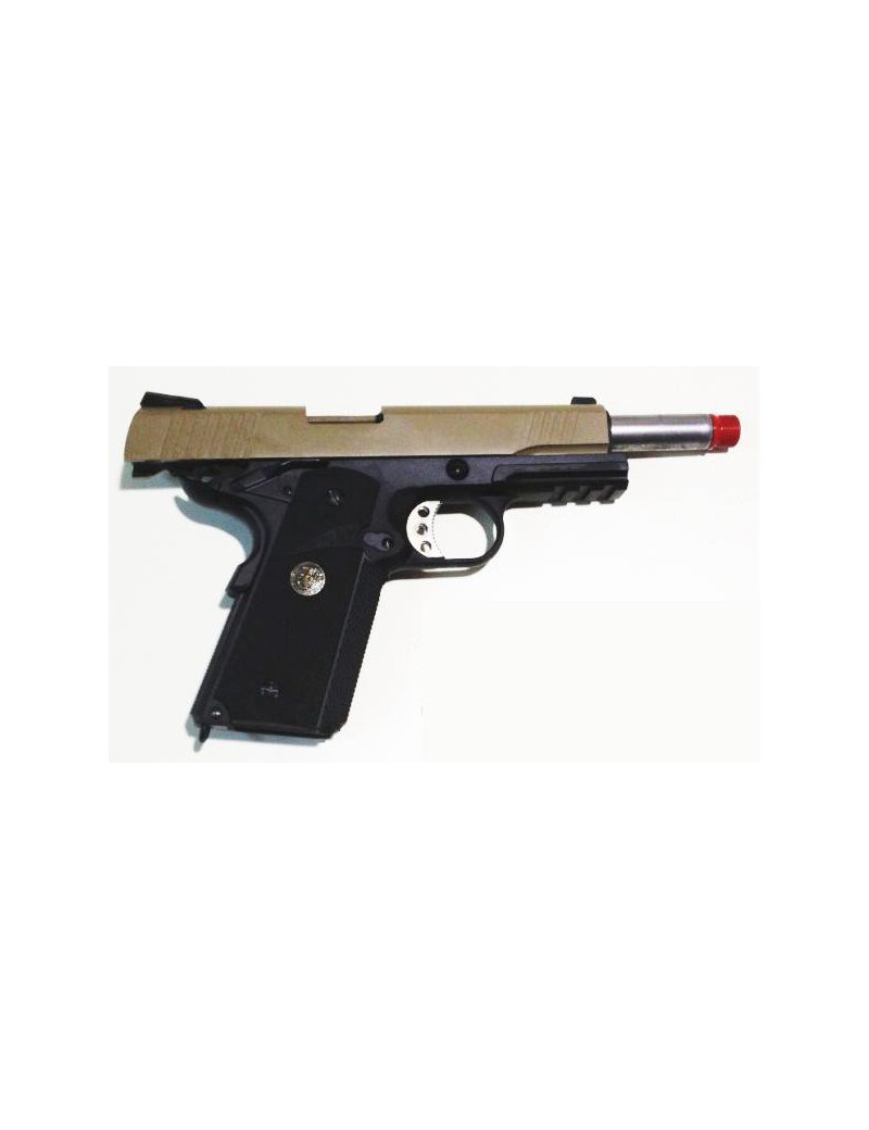 M1911 MEU TAN / NERA GAS BLOWBACK FULL METAL [W055BT]