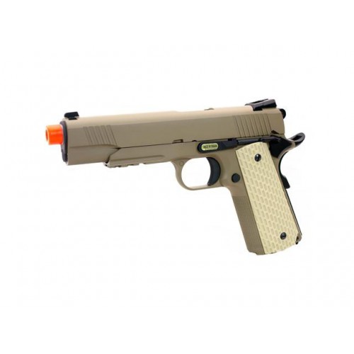 M1911 MEU TAN GAS BLOWBACK PLEIN MÉTAL [W055T]