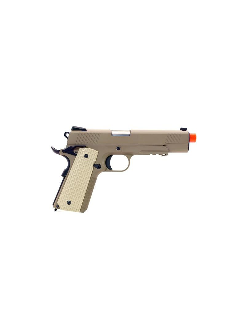 M1911 MEU TAN GAS BLOWBACK PLEIN MÉTAL [W055T]