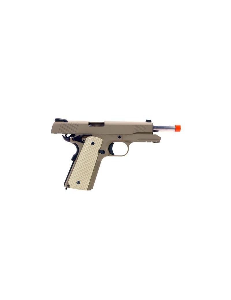 M1911 MEU TAN GAS BLOWBACK PLEIN MÉTAL [W055T]