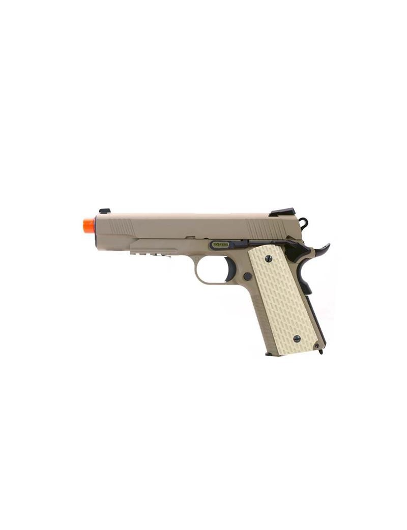 M1911 MEU TAN GAS BLOWBACK PLEIN MÉTAL [W055T]