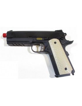 C45 BLACK 3.8 TACTICAL GAS BLOWBACK FULL METAL [W053B]