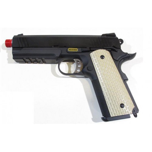 C45 SCHWARZ 3.8 TAKTISCHES GAS BLOWBACK VOLLMETALL [W053B]