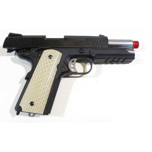 C45 SCHWARZ 3.8 TAKTISCHES GAS BLOWBACK VOLLMETALL [W053B]