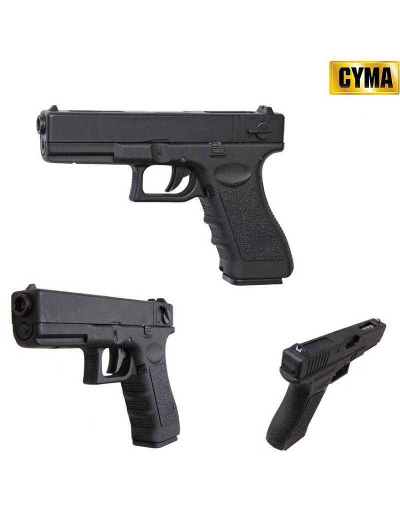 CYMA GLOCK G18C ELEKTRISCHE ZAHNRADKASTEN METALL SINGLE SHOT / BURST  [CM030]