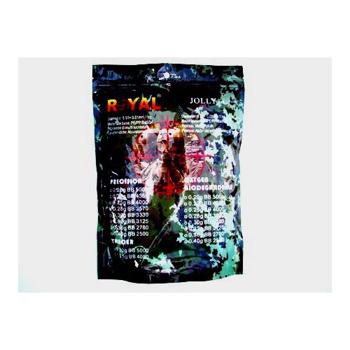 BB'S BIODEGRADABLES ROYAL BLACK 0,40gr 2500pcs [BIO 0.40]