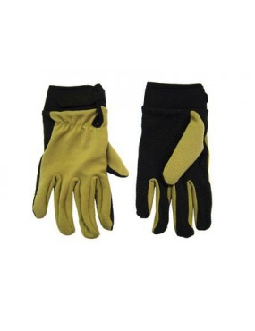 TAN GLOVES IN TECHNICAL FABRIC  [GL511T]