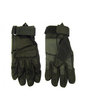 BLACK CORDURA TACTICAL GLOVES REINFORCED WITH ECO LEATHER [GL38B]
