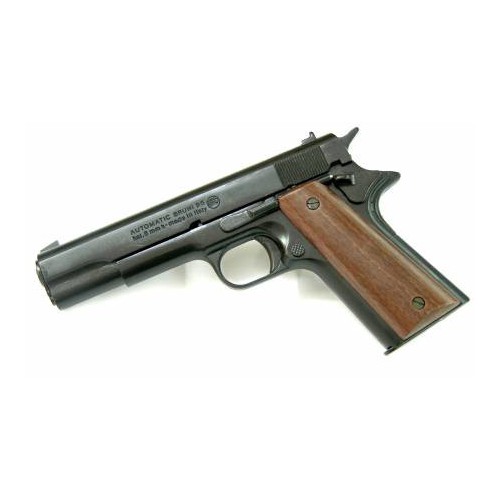 BRUNI SEMIAUTOMÁTICO 96 COLT 1911 CAL. 8MM BLANCO NEGRO Y MADERA [BR-1911]