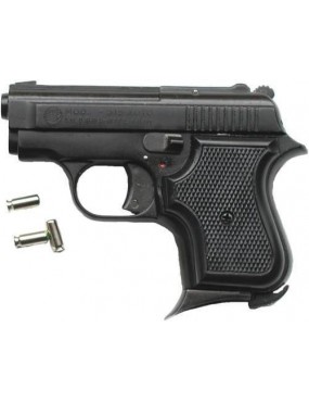 PISTOLAS BRUNI BLANK PISTOLA DE FOGUEO CALIBRE 9 MM NEGRO / BRONCEADO + 50  BALAS DE FOGUEO (BR-1401BT)