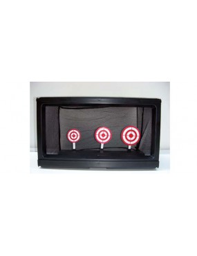 SPRING TARGET WITH NET 22X38cm [05B1]