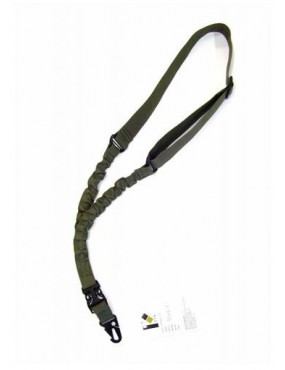 ONE POINT GREEN SHOULDER STRAP IN ELASTICIZED CORDURA [BX10V]