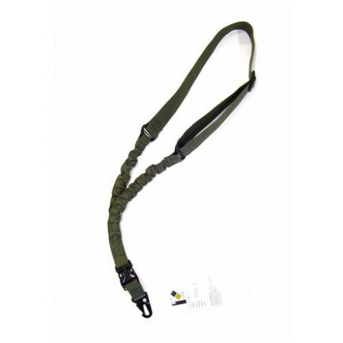 CORREA DE HOMBRO VERDE DE UNA PUNTA EN CORDURA ELASTIZADA [BX10V]