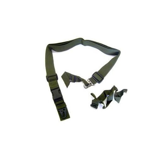 4CM METALLKLAMMER GRÜN DREIPUNKT-SCHULTERGURT [KR018V]