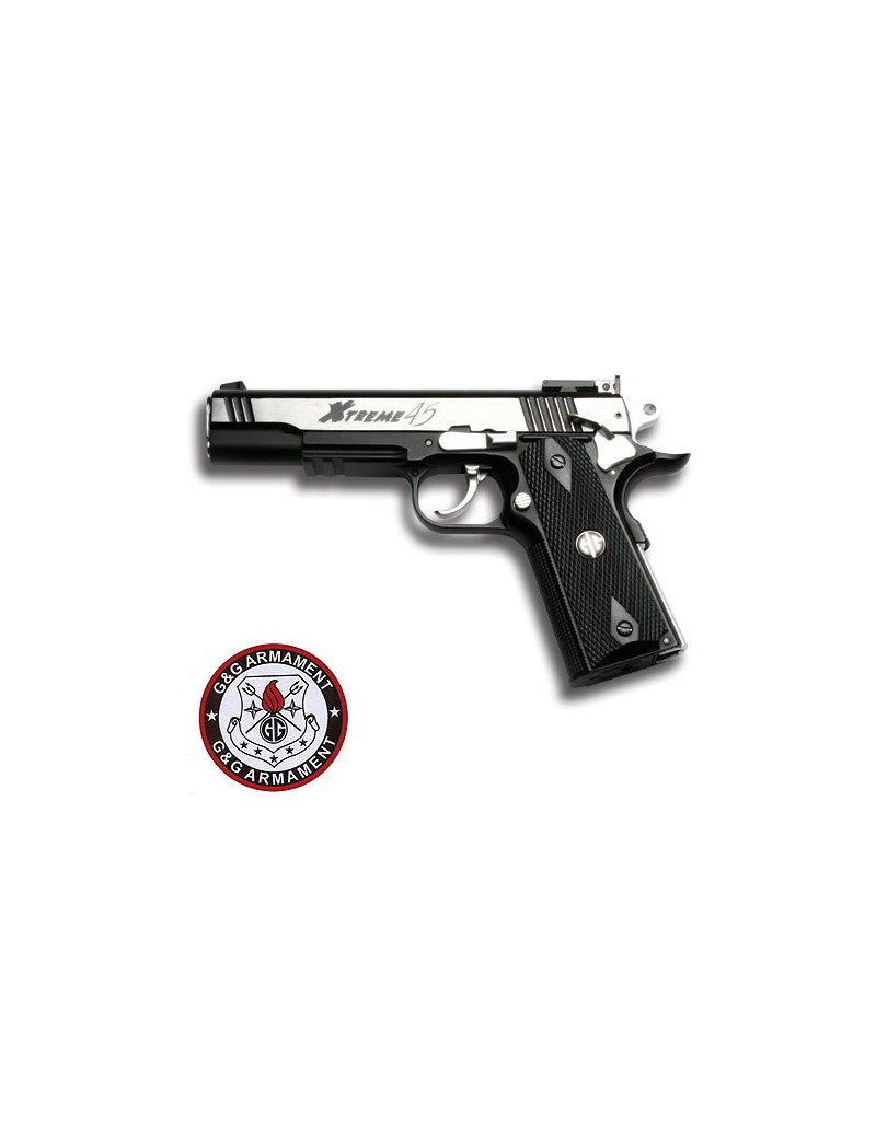 COMBATE ESPECIAL 1911 XTREME 45 PLATA G&G EXTREME [G ​​& G211]