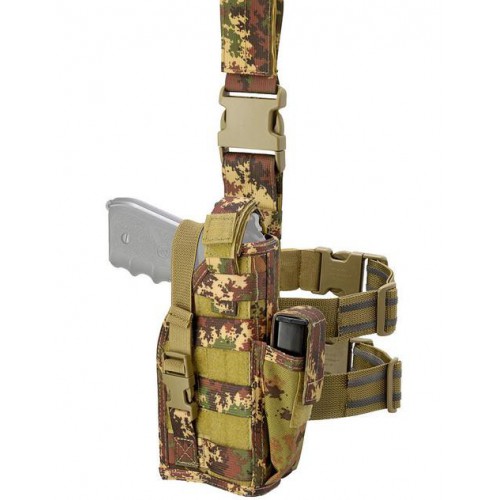 FUNDA DE MUSLO AMBIDIESTRA DEFCON 5 COLOR CAMO-ITALIANO [D5-GS08 VI]