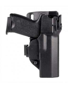 'VEGA HOLSTER' HOLSTER SHWD8 FOR GLOCK 17/22/31/37 IN INJECTION PRINTED POLYMER COLOR BLACK [SHWD009LN]