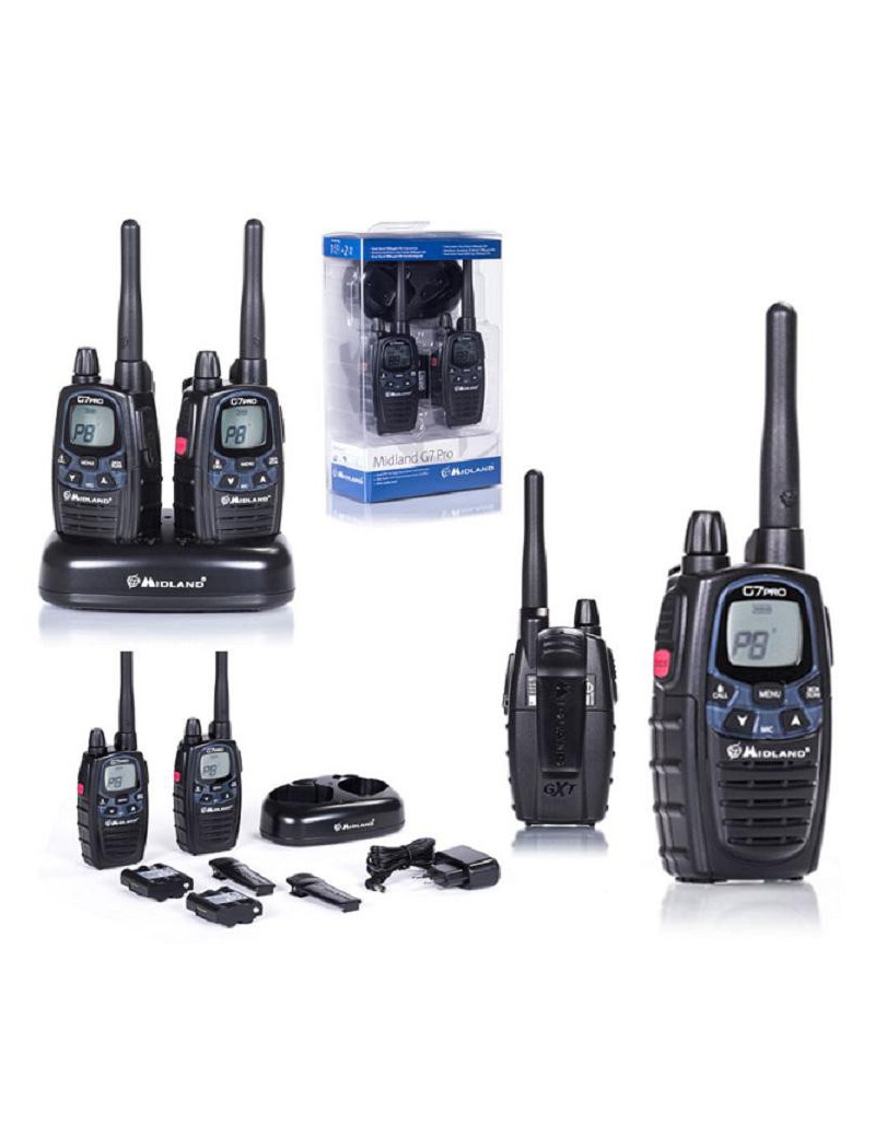PAAR VON MIDLAND G7 PRO PMR & LPD TRANSCEIVERN [C1090]