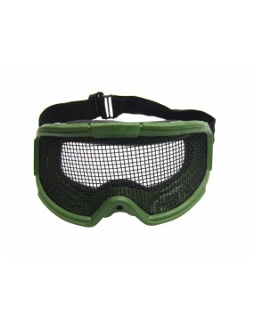 GREEN SNOW MASK WITH NET [6058V]